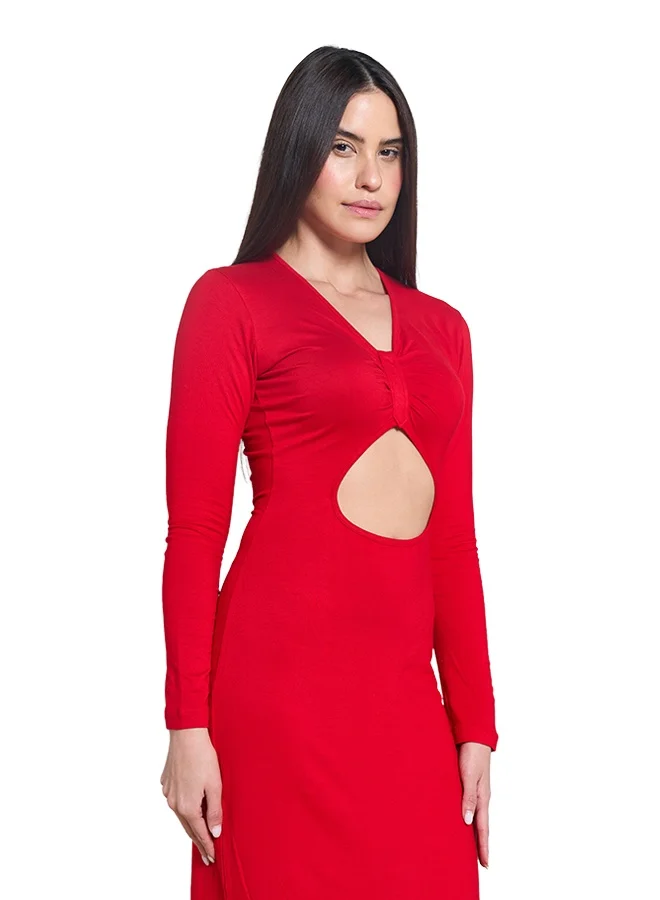 Ohsofly  Women’s Long Maxi Dress with Elegant Draping for Casual, Party, Holiday Trips & Evening wear. for Women | Best Price UAE